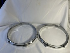 PAIR OF TAMA STAR-CAST HOOPS 10 6 LUG
