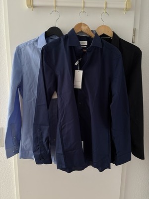 3er Paket Eterna Hemden   neu, Slim Fit, Größe 39