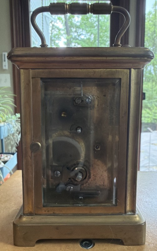 Vintage A. Stowell Brass Carriage Clock, Untested