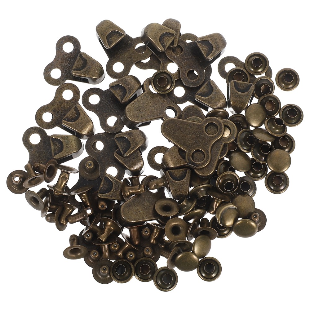 APL 20 Pezzi Rivetti Riparazione Scarpe Escursionismo Scarponi Lacci Ganci Kit Uomo Fibbia Ganci Raccordi