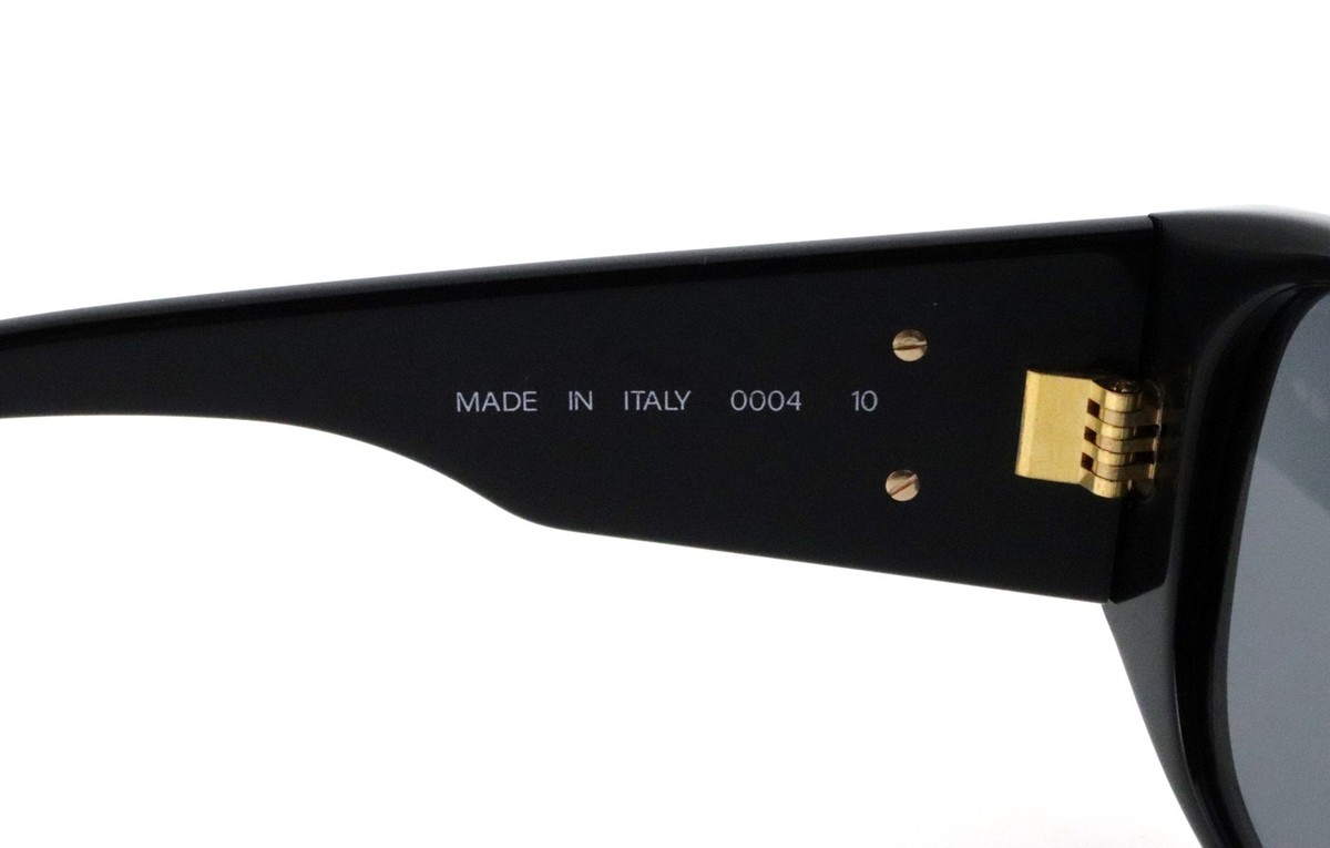 Vintage 1990s CHANEL Coco Mark Sunglasses 0004 11 Black Gold CC Italy w. BOX CHANEL Sunglasses Runway Black Gold CC Logo C.1990s main image 2