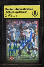 BAS 1994 Collector's Edge Excalibur Bobby Hebert #1 Authentic Auto 3c7