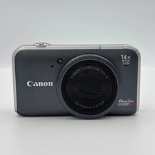 CANON POWERSHOT SX220 HS 12MP fotocamera digitale nera testata