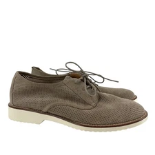 Söfft Simons Suede Oxford Shoes Women’s 9 Beige Perforated Quiet Luxury Comfort