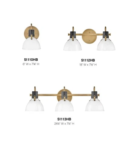 Hinkley Argo 7 1/2" High Heritage Brass 2-Light Wall Sconce - Picture 8 of 10