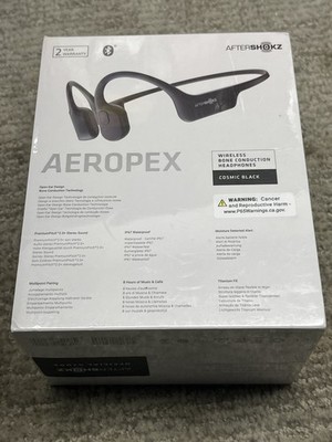 新品・未開封品 AFTERSHOKZ AEROPEX COSMIC BLACK Review of the $160 AfterShokz Aeropex Open-Ear Headphones