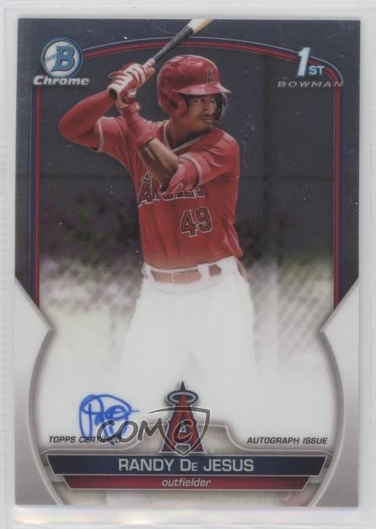 2023 Bowman Chrome Prospect Auto Randy De Jesus #CPA-RD Auto 19n6