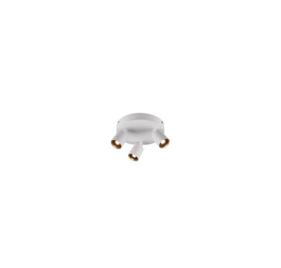 Cayman 3 Light in a Round Pan in White