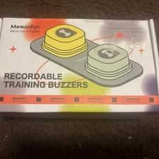 MewooFun Pet Training Communication Toys Starter Recordable Talking Buttons NEW
