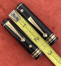 Eversharp Fountain Pen Cap Black Oversize Equipoise w Price Sticker ~ New Stock