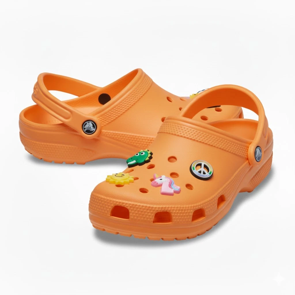 Barley used Croc’s Orange w/ widgets CROCS | Shoes | Barley Used Coca Cola Crocs W Widgets | Poshmark main image 3
