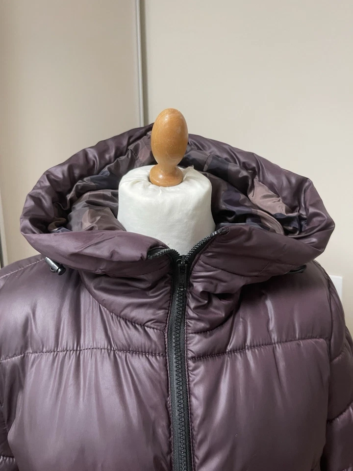 C & A  lange Steppjacke - Trendfarbe Beere - innen Camouflage - L 40 42 - TOP ! - Bild 2 von 4