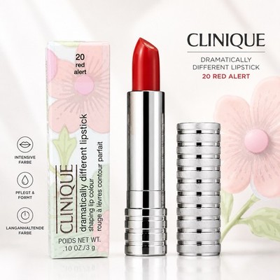 CLINIQUE Dramatically Different Lipstick Lippenstift 20 RED ALERT 3 g