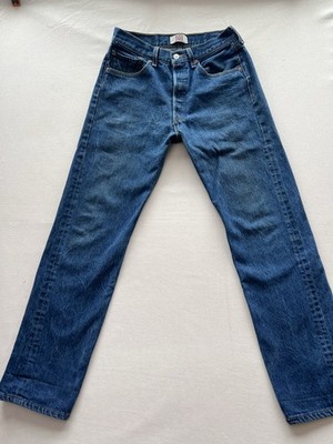 Levi's 501 Series Men's Blue Denim Straight Leg Button Fly Jeans, Size 32