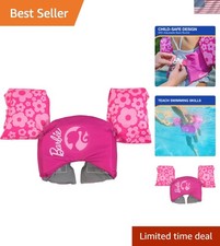Barbie Swim Trainer, Coast Guard Approved Life Vest, Kids Swim Vest and Swim...