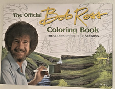 The Official Bob Ross Coloring Book: The Colors Of The Four Seasons - NEW