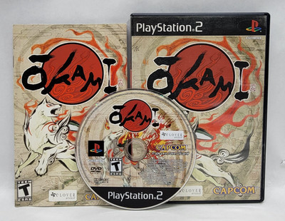 Okami - PlayStation 2 PS2 - Complete w/ Game, Case, Cover Art & Manual