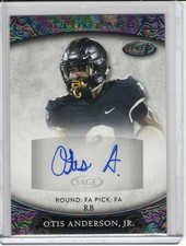 2021 SAGE ASPIRE OTIS ANDERSON JR ROOKIE/RC AUTO #ASP3