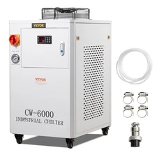 Industrial Water Chiller CW-6000 15L 65L/min Laser Chiller with Compressor