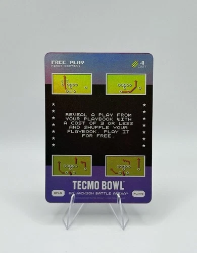 Bo Jackson Battle Arena Tecmo Bowl BPL5 Free Play Foil 1st Edition