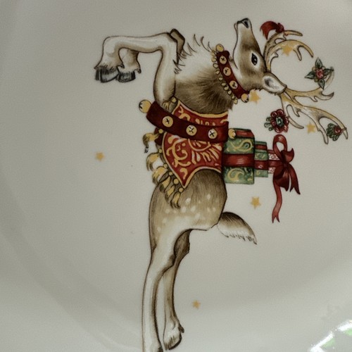 Williams Sonoma Twas the Night Before Christmas 13" Servierschale Rentier Weihnachten - Bild 11 von 18