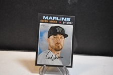 2020 Topps Heritage baseball cards #114 Caleb Smith Miami marlins mlb