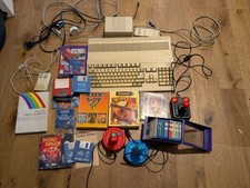Commodore Amiga Computer - TESTED WORKING Bundle w/ Games, Joysticks & Disks-