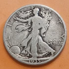 1935 D Walking Liberty Half Dollar 90% Silver