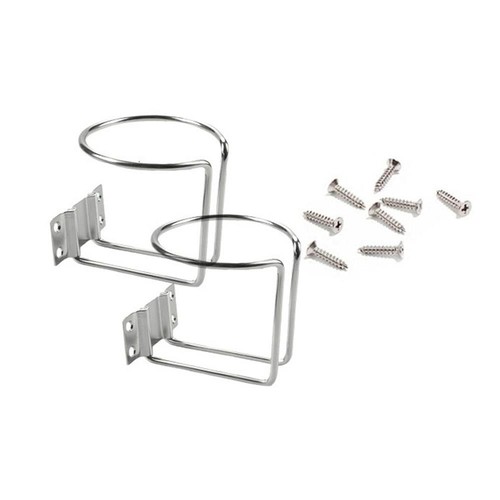 Holder Holders Yacht Ring Car Stand Mount Drink2x Cup Steel Truck Marine ~ - Picture 9 of 10