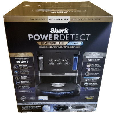 Shark PowerDetect NeverTouch Pro 2-in-1 Saug- und Wischroboter - RV2800ZEUK