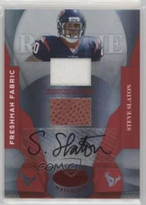 2008 Leaf Certified Materials Mirror Red Signatures Steve Slaton Rookie Auto RC