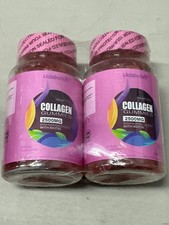 2 Pack Sugar Free Collagen Gummies 2500mg 60 Gummies