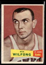 1957-58 Topps Win Wilfong Ex/Mt Set Break #65