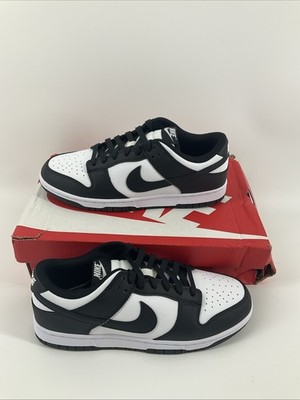 New Size 8 Men's Nike Dunk Low Retro Black White Panda DD1391-100