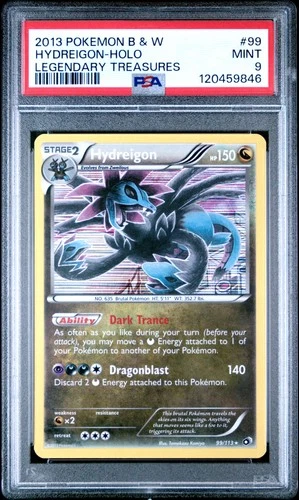 Pokemon Hydreigon Holo Legendary Treasures 99/113 PSA 9