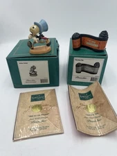 Disney Jiminy Cricket "Wait for me Pinoke" Pinocchio WDCC BOX w/COA Movie Strip