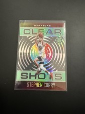 2020-21 Panini Illusions Clear Shots Green Stephen Curry Card #1 Warriors