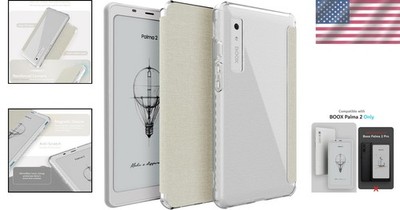 Onyx Boox Palma 2 Case Clear Beige Slim Shockproof Auto Sleep/Wake