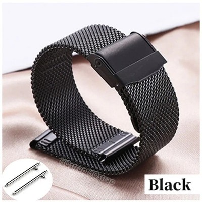 Stainless Steel Mesh Watch Strap Milanese Metal Band 12 14 16 18 20 22 24mm