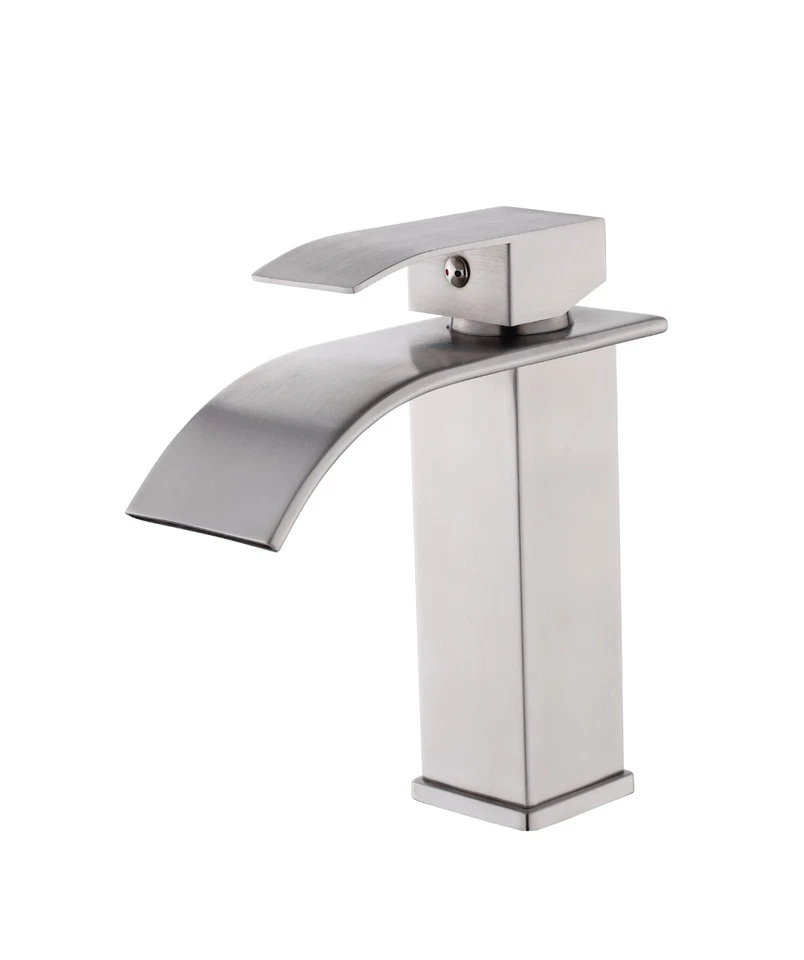 Single Handle Bathroom Faucet Lavatory Faucet Stainless Steel Single Hole-TP - Image 4 of 4