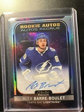 2021-22 OPC Platinum Alex Barre-Boulet Rookie Autos Cosmic /65