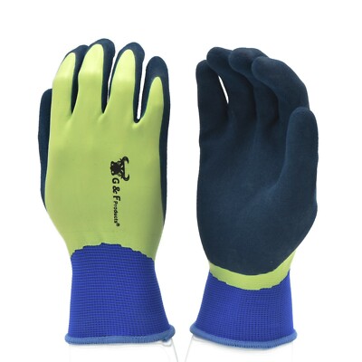 1536-6 Double Microfoam Latex Coated Gloves, Men's, Sold By Each- 6 Pairs