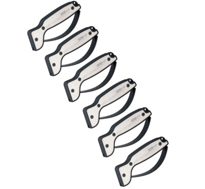 6 PACK AccuSharp Pro Tool Knife Reversible Tungsten Carbide Sharpeners w/ Rubber