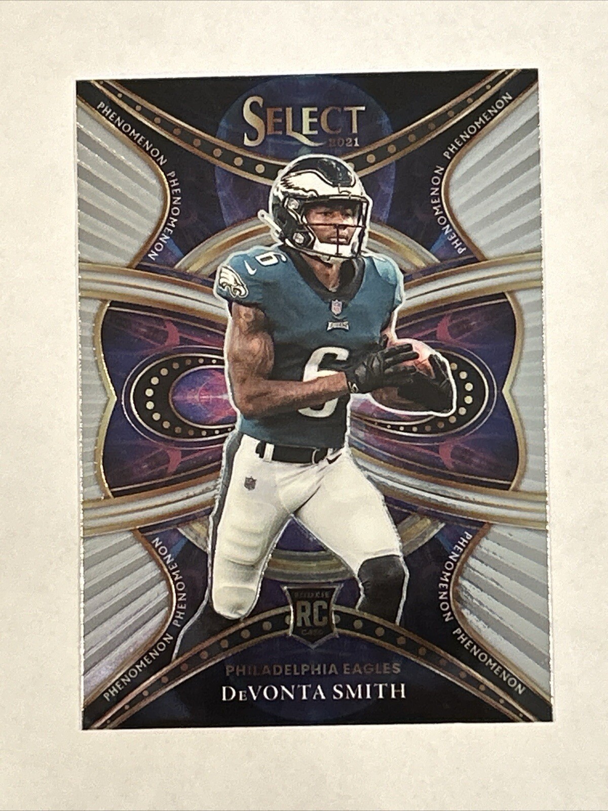 2021 Panini Select Phenomenon #PHE-19 DeVonta Smith Philadelphia Eagles Rookie