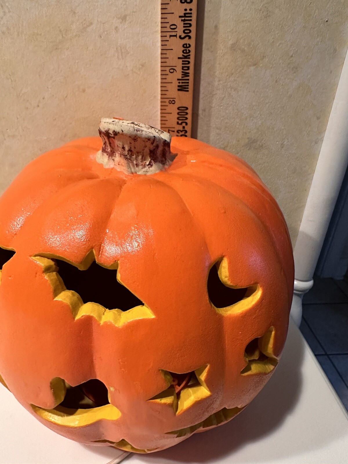 Vintage 1998 Disney Mickey Mouse The Paper Magic Group 2 Sided Pumpkin Works