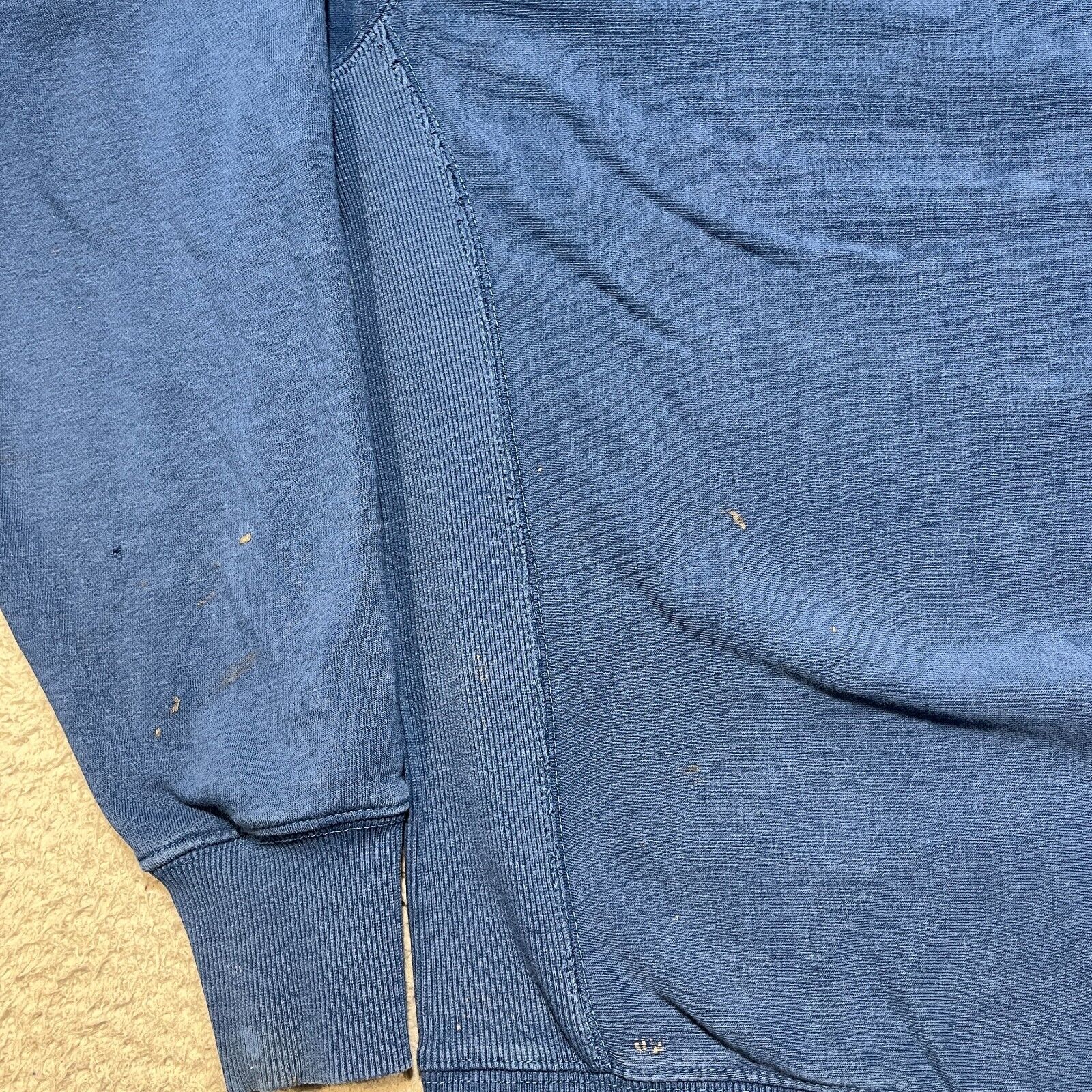 Vintage Pepsi Sweatshirt Mens Medium Blue Long Sl… - image 6