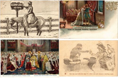 ADVERTISING MOSTLY BRITISH PRE-1940, 120 VINTAGE POSTCARDS (L7336) - Picture 14 of 24