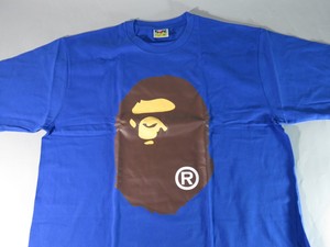 blue bape shirt