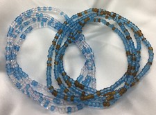 2 PC Handcrafted Waist Beads Jewelry African Bohemia Bracelets Anklet New 2156