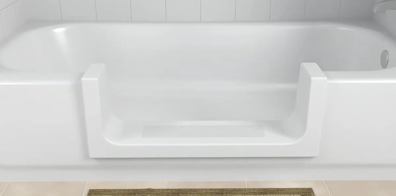 WalkIn Bath Tub Shower Easy StepThrough Insert Do It Yourself
